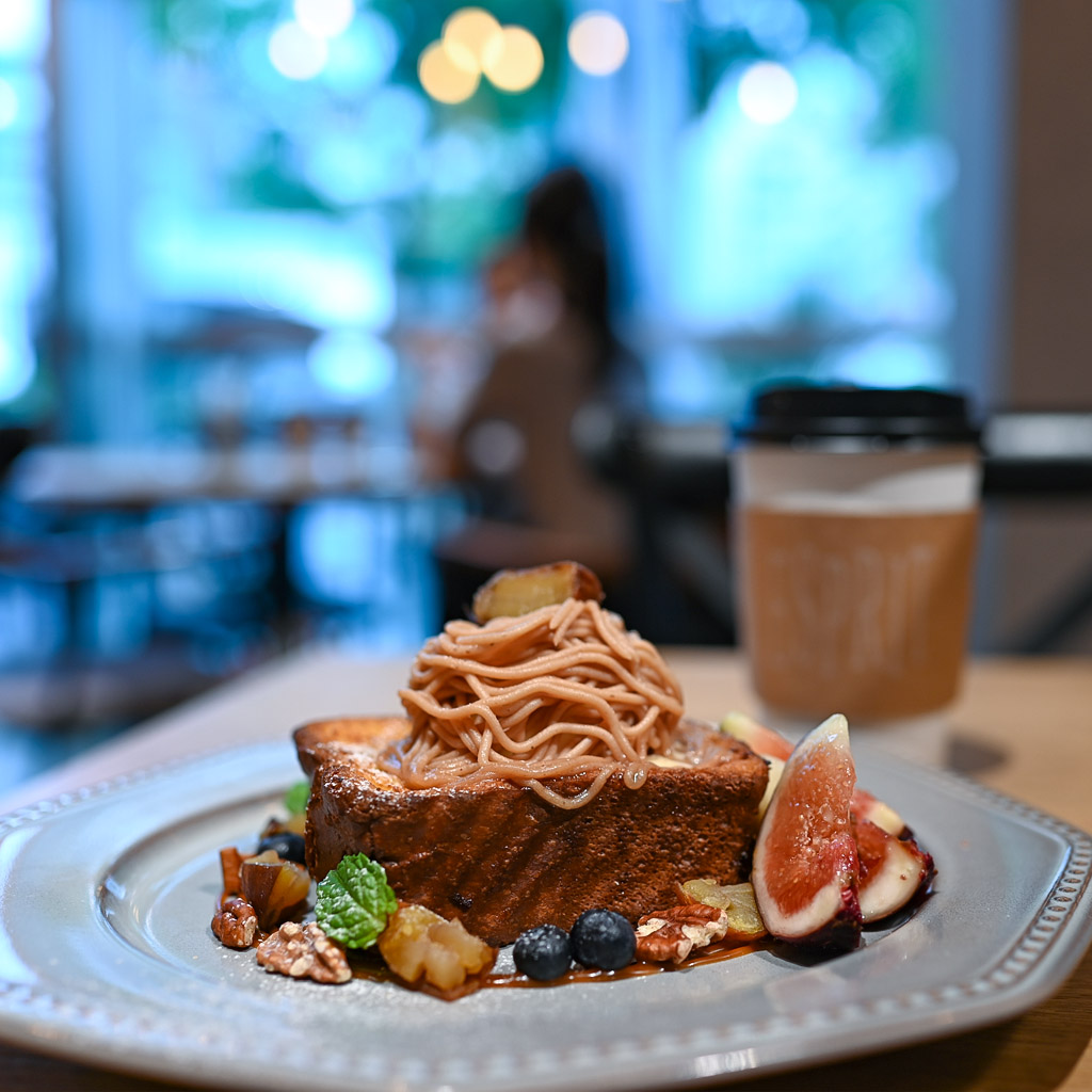 季節のフレンチトースト、栗 @ ESPRIT名古屋