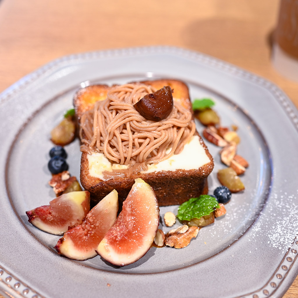 季節のフレンチトースト、栗 @ ESPRIT名古屋