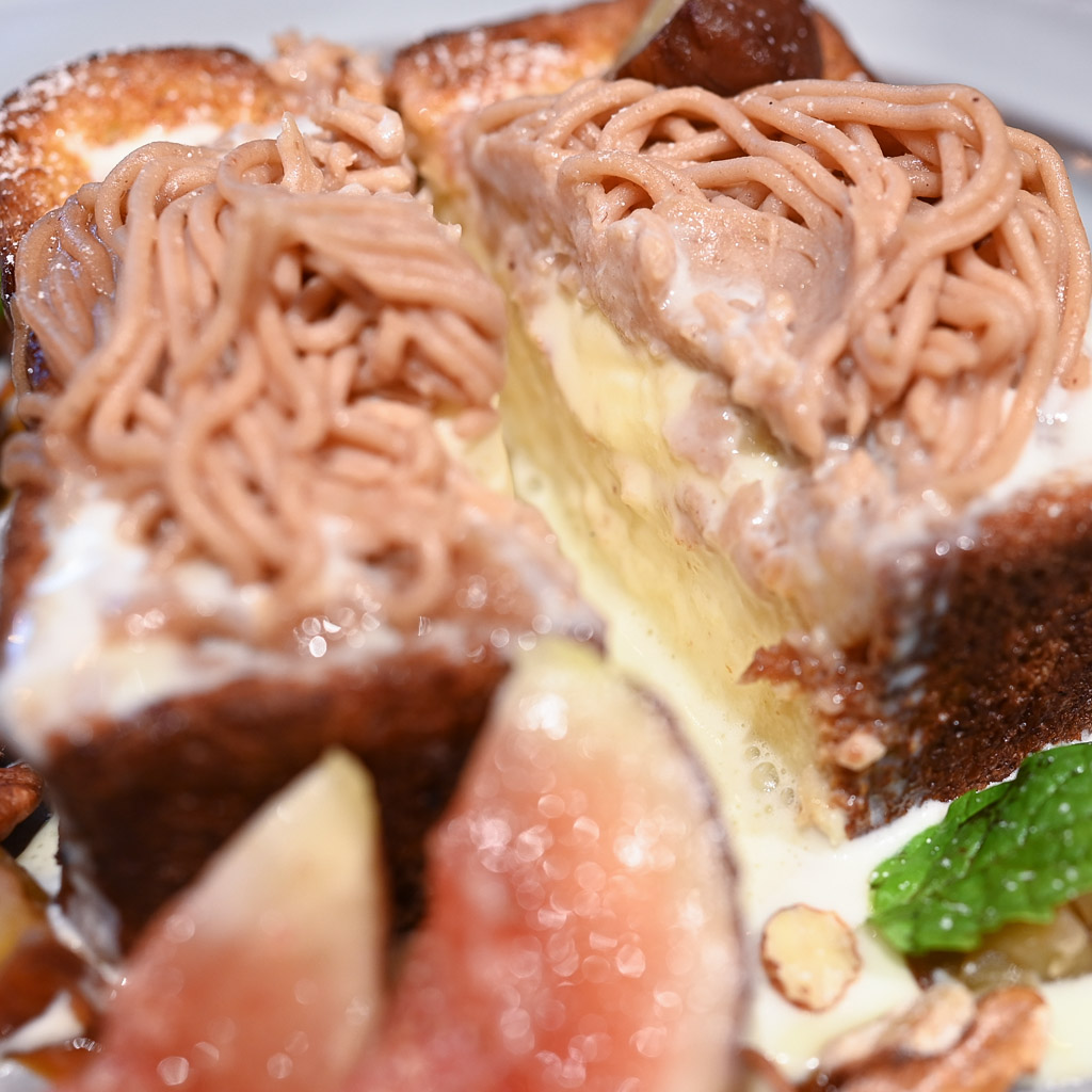 季節のフレンチトースト、栗 @ ESPRIT名古屋