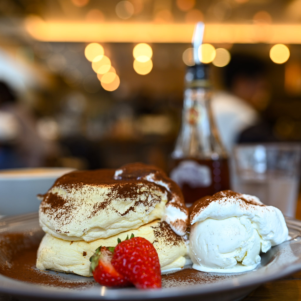 フォンダンショコラパンケーキ @ ESPRESSO D WORKS 名古屋