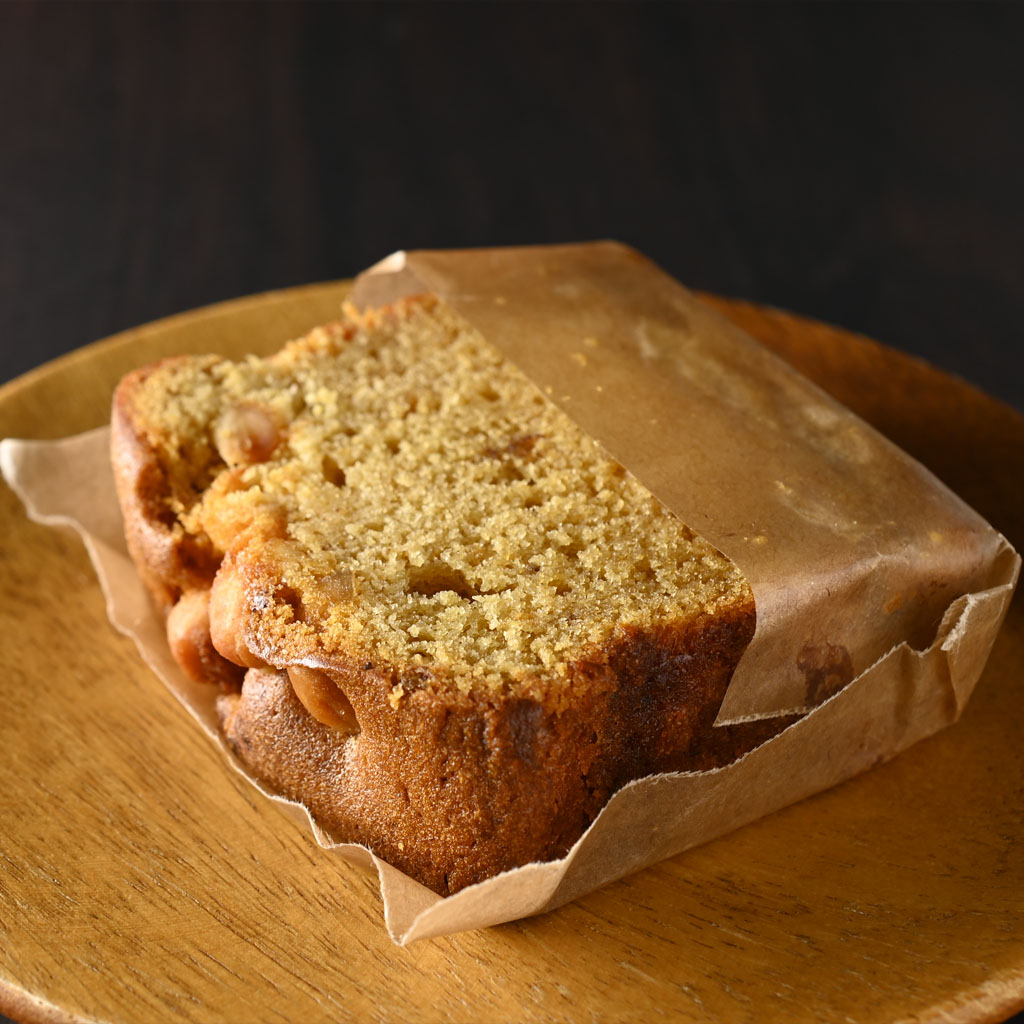 米粉のバナナキャラメルパウンドケーキ
