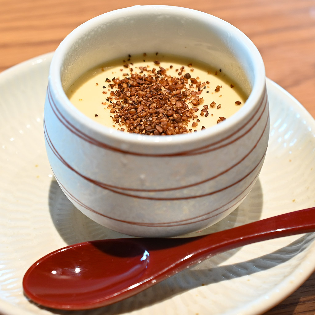 蕎麦茶プリン