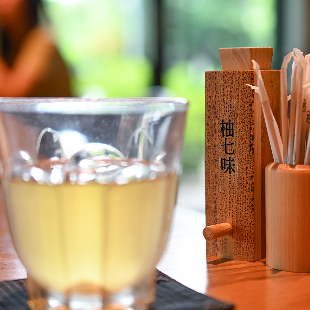 蕎麦茶プリン @ 蕎麦切り 山人