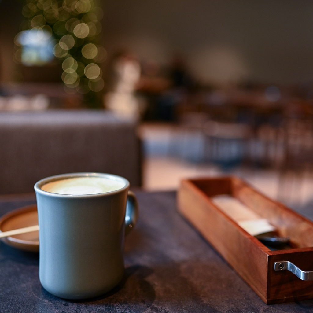 Tripot Cafe the PARK Tsurumaiのカフェオレ